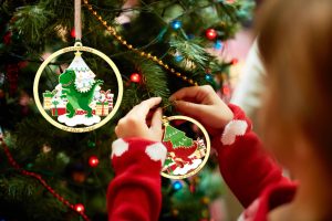 dinosaur Christmas ornaments