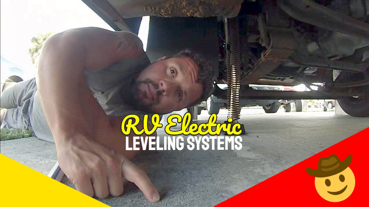 Image text: "RV Electric Leveling Systems".