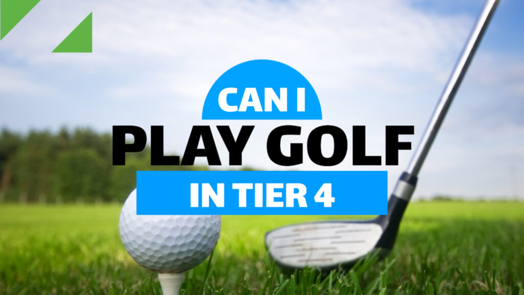 can I play golf in tier 4 Somerset
