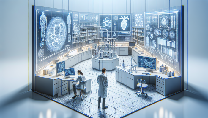 Modern medical lab in Burnley for vitamin B12 testing, equipped with advanced technology and staffed by friendly professionals.