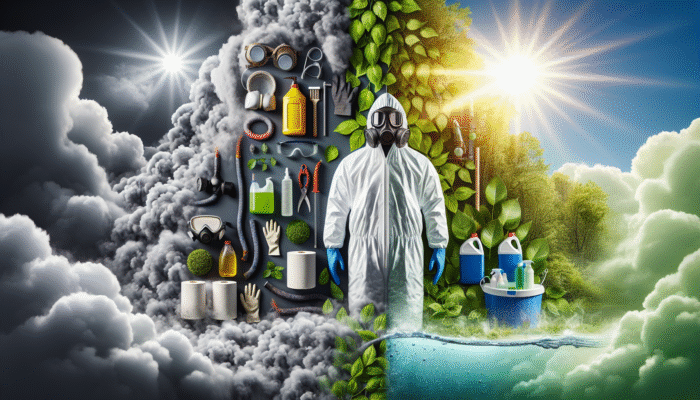 Comparison of chemical grout cleaners with strong fumes and eco-friendly natural cleaners.