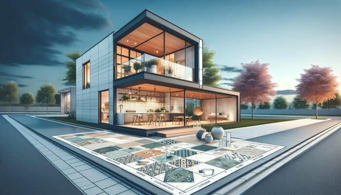 Modern budget home in East Dunbartonshire featuring stylish, durable, and easy-to-install ceramic tiles.