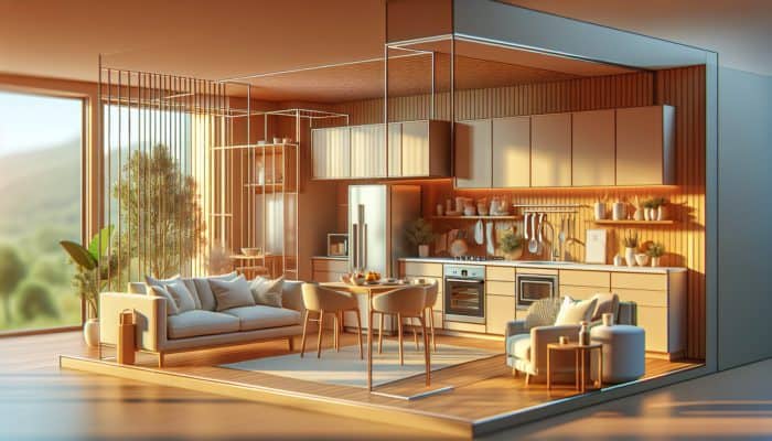 Cozy vacation rental apartment with kitchen, living area, and furnishings, budget-friendly alternative to hotels.