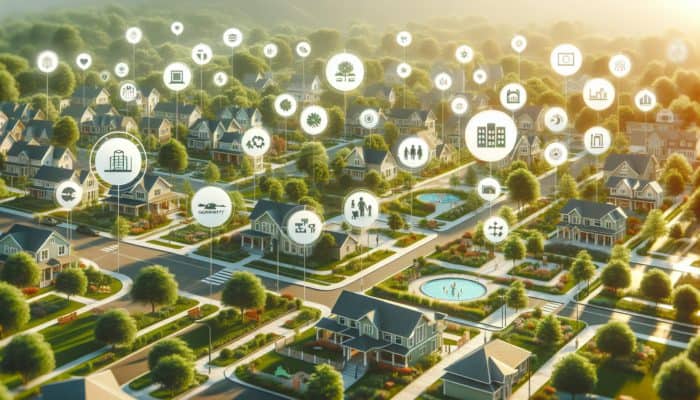 A vibrant community featuring parks, libraries, and centers that boost home values and family appeal.