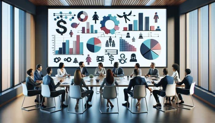 Debt Consolidation Loans for Retail Debt: UK Solutions | DCL Financial experts discussing effective debt consolidation strategies in a modern office setting.