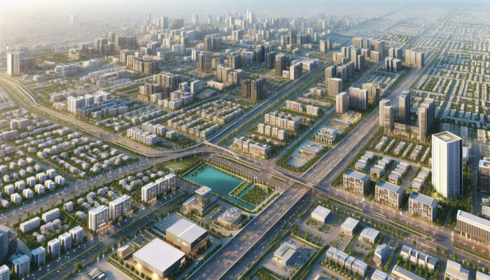 Aerial view of Bethlehem properties near amenities, showing high demand and value appreciation.